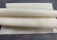 White Non Woven Felt Fabric 1.5mm Thickness Roll Packing Tear Resistant